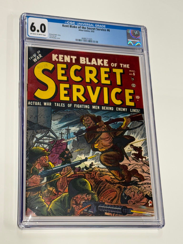 KENT BLAKE OF THE SECRET SERVICE #6 CGC 6.0