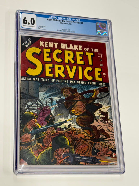 KENT BLAKE OF THE SECRET SERVICE #6 CGC 6.0