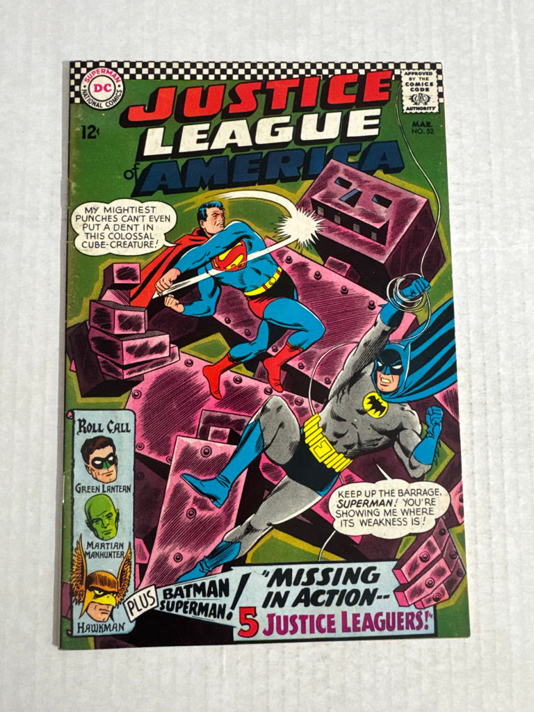 JUSTICE LEAGUE OF AMERICA #52 VG/FN