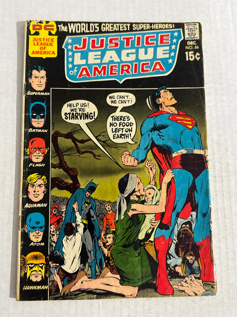 JUSTICE LEAGUE OF AMERICA #85 GD Neal Adams Cover