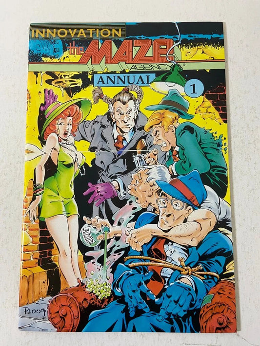 THE MAZE AGENCY ANNUAL #1 NM Mike Ploog Cover