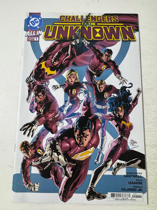 CHALLENGERS OF THE UNKNOWN #1 Vol 5 NM Mike Deodato Jr Cover