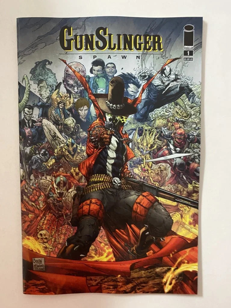 GUNSLINGER SPAWN #1 NM Bret Booth & Todd McFarlane Connecting Variant