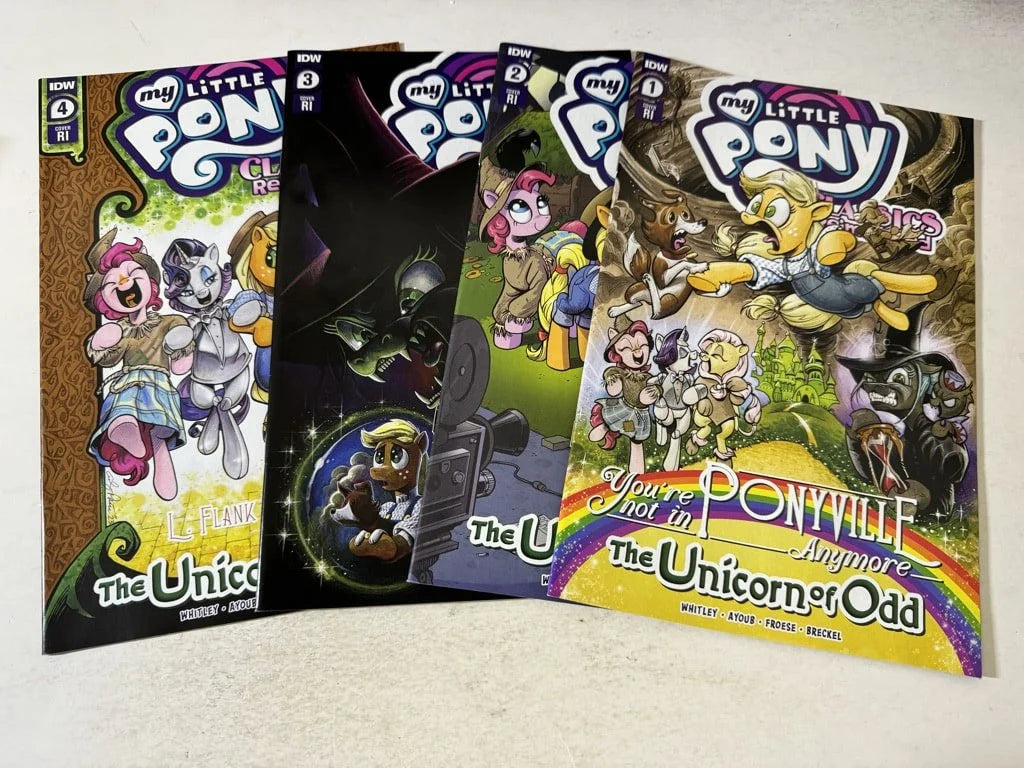 MY LITTLE PONY CLASSICS REIMAGINED The Unicorn of Odd #1-4 NM- Set 1:10 Variant SET