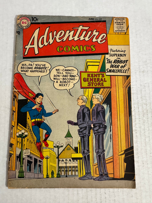 ADVENTURE COMICS #237 GD- 1ST APPEARANCE
