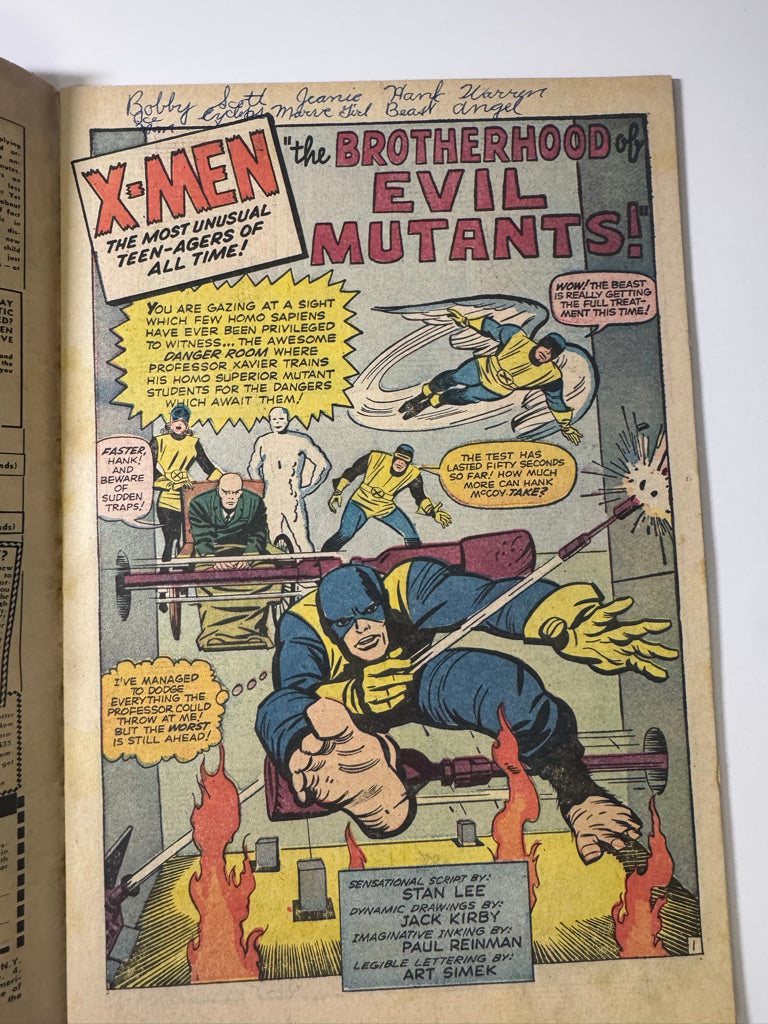 X-MEN #4 VG+ 1ST APPEARANCE