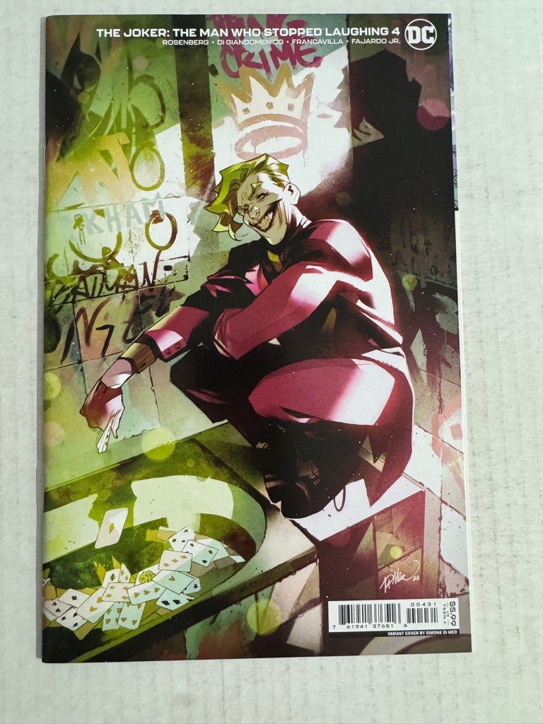 JOKER The Man Who Stopped Laughing #4 NM Simone Di Meo Variant