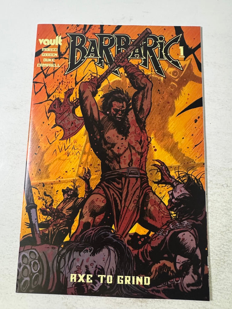 BARBARIC Axe To Grind #1 NM 1:25 Hixon Variant