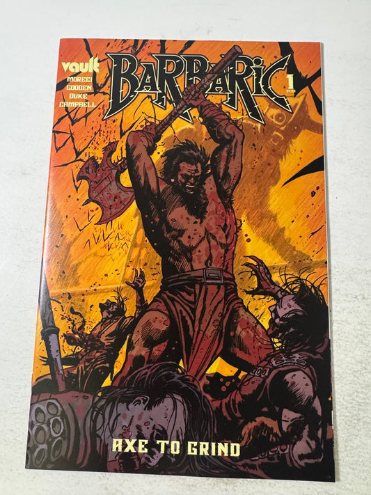 BARBARIC Axe To Grind #1 NM 1:25 Hixon Variant