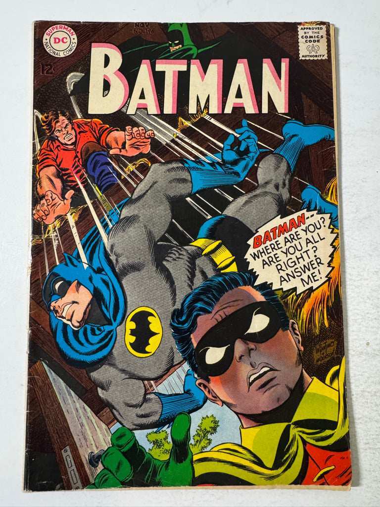BATMAN #196 VG PRODUCTION ERROR