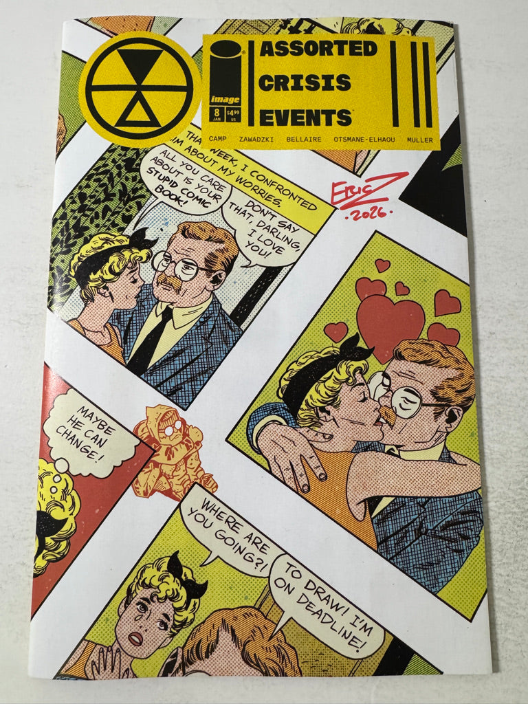 ASSORTED CRISIS EVENTS #8 NM SIGNED by Eric Zawadzki