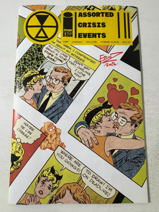 ASSORTED CRISIS EVENTS #8 NM SIGNED by Eric Zawadzki