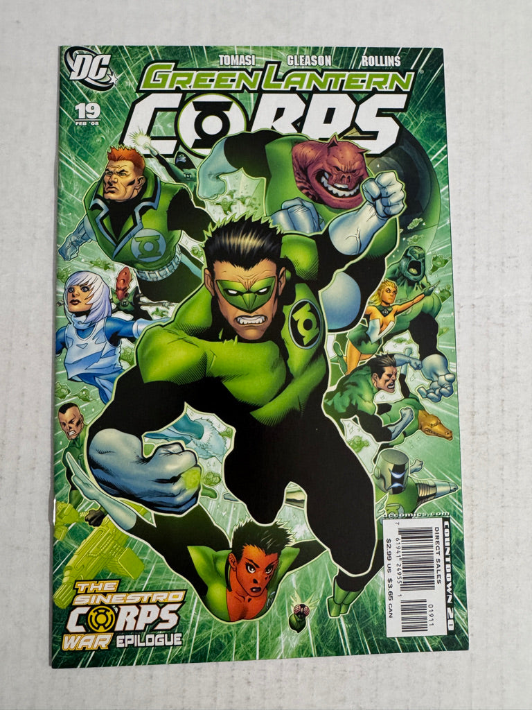 GREEN LANTERN CORPS #19 Vol 2 NM Patrick Gleason Cover