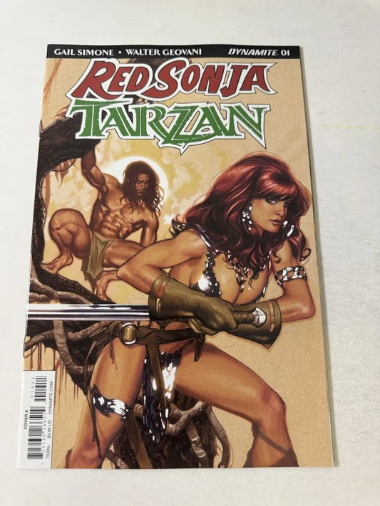 RED SONJA TARZAN #1 NM Adam Hughes Cover