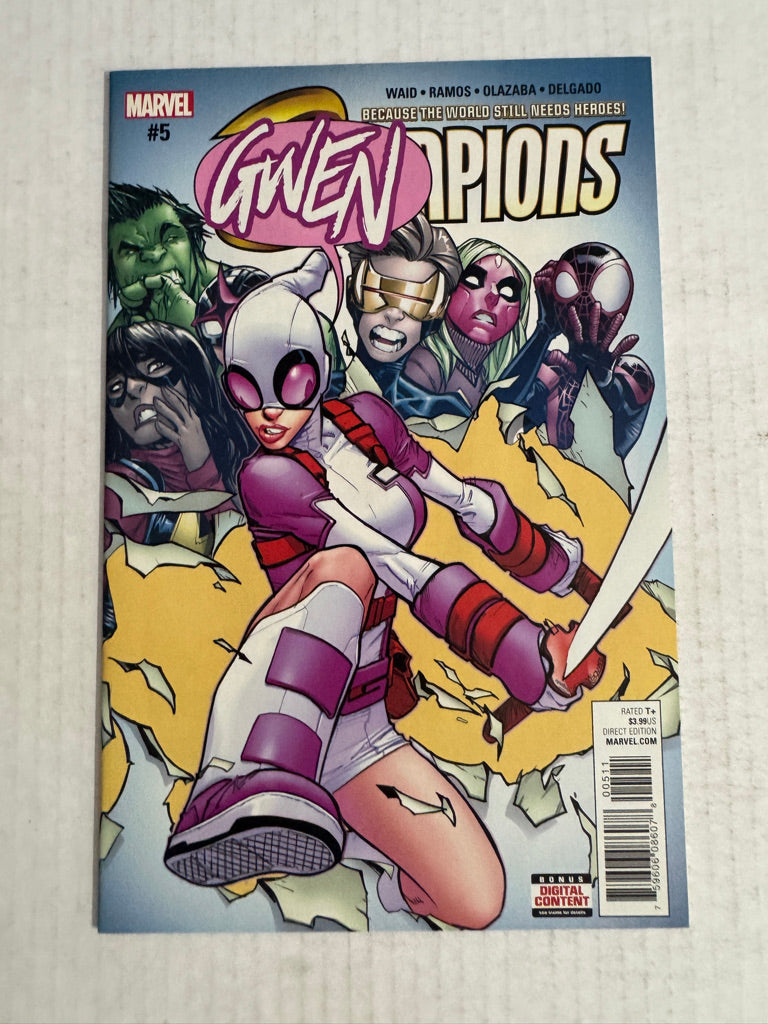THE CHAMPIONS #5 Vol 2 NM Humberto Ramos Cover