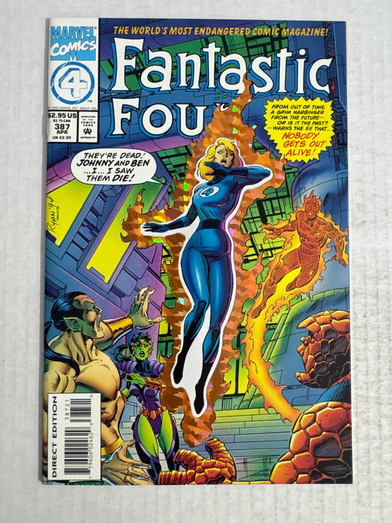 FANTASTIC FOUR #387 Die-Cut Foil Cover