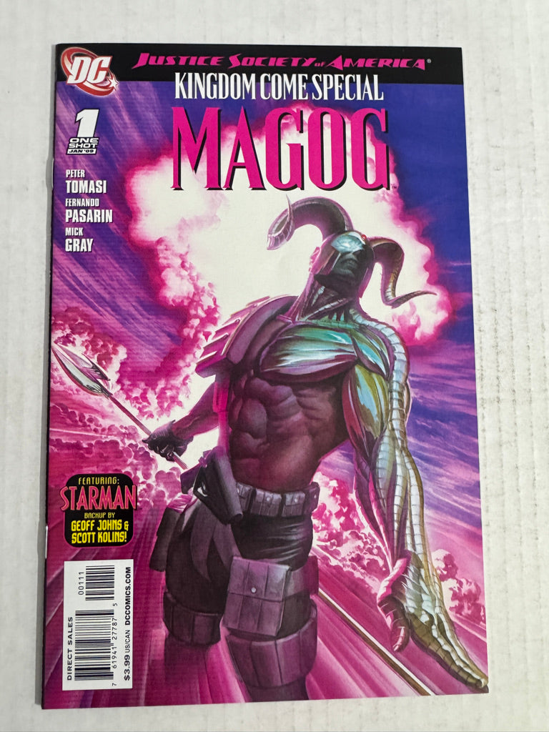 JUSTICE SOCIETY OF AMERICA KINGDOM COME SPECIAL: Magog #1 NM Alex Ross Cover