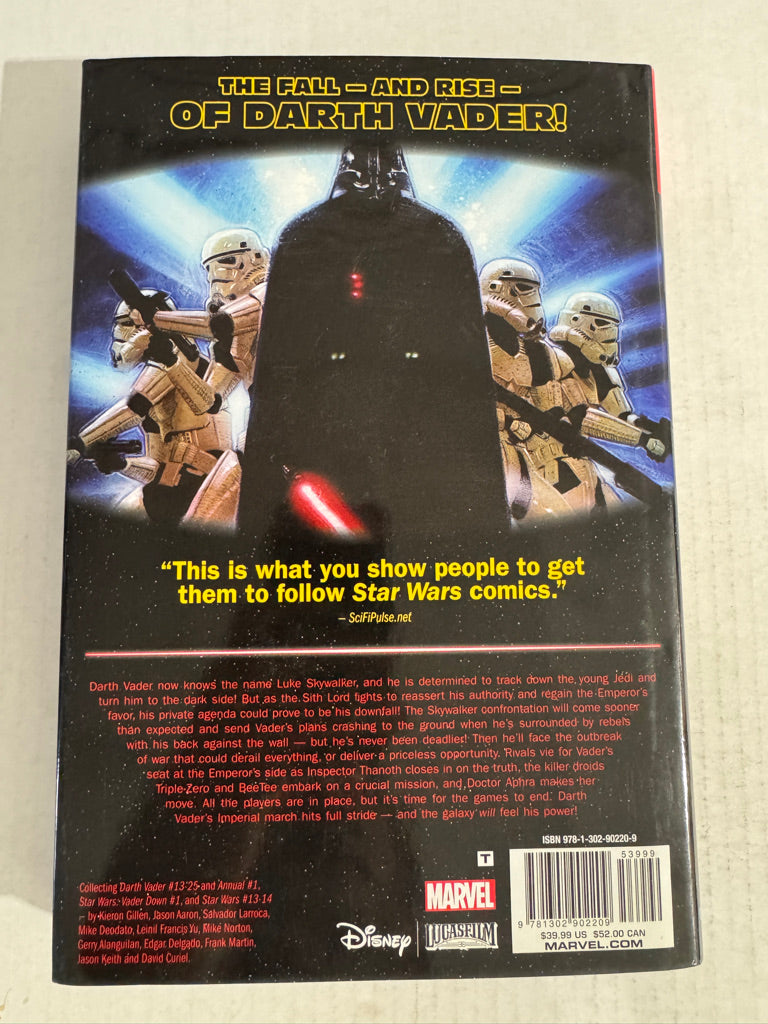 STAR WARS DARTH VADER Vol 2 HC Mark Brooks Cover OOP