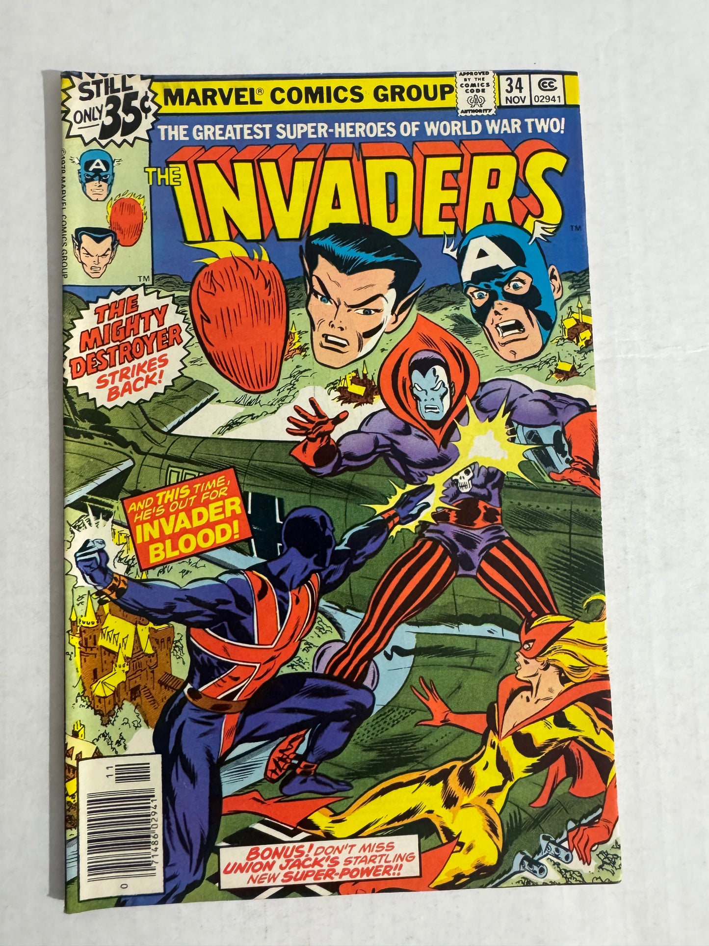 INVADERS #34 FN/VF