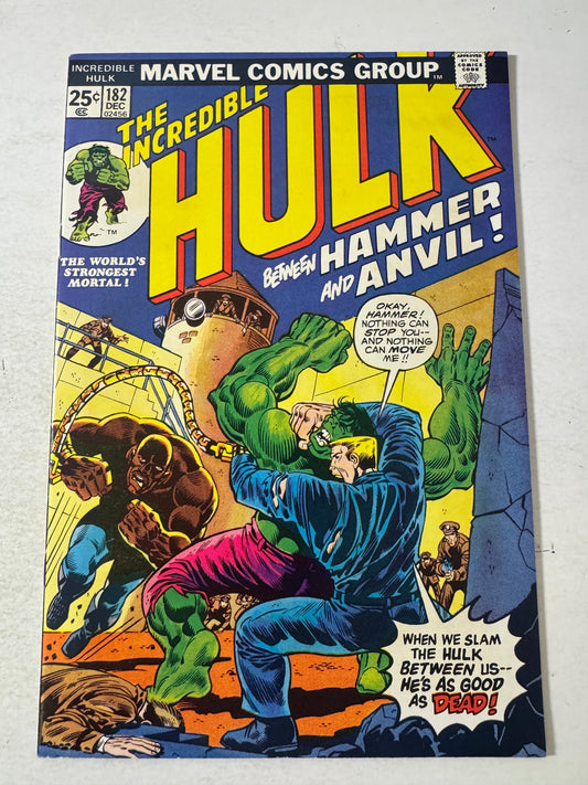INCREDIBLE HULK #182 VF+