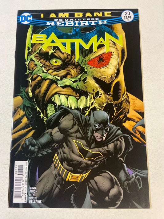 BATMAN #20 Vol 3 NM David Finch Cover
