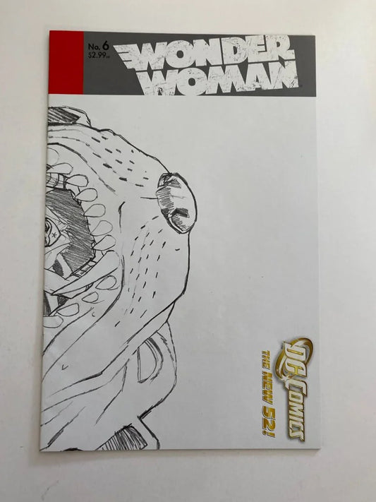WONDER WOMAN #6 Vol 4 NM 1:25 Cliff Chiang Sketch Variant