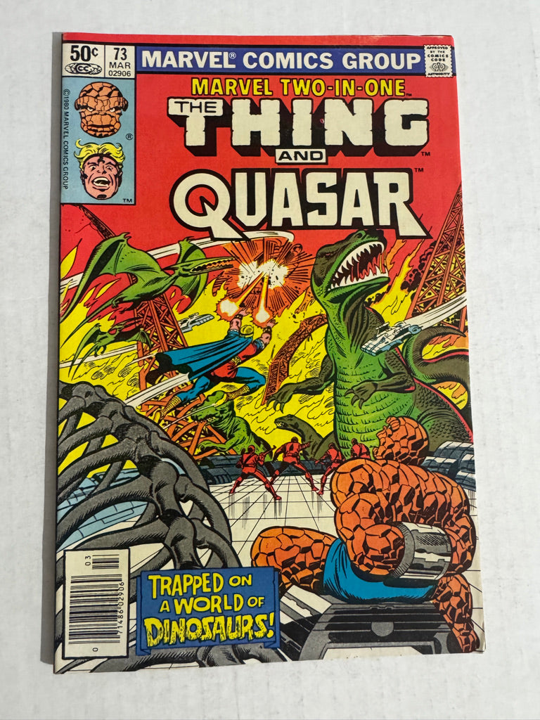 MARVEL TWO-IN-ONE #73 VG+ NEWSSTAND