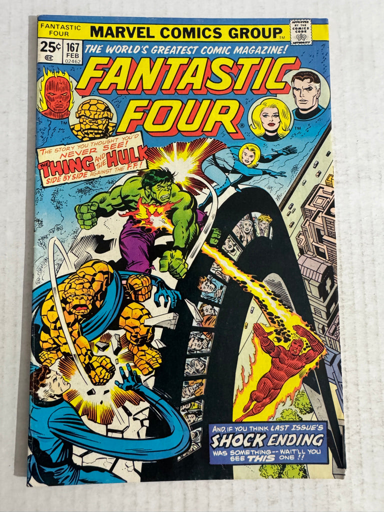 FANTASTIC FOUR #167 VG/FN
