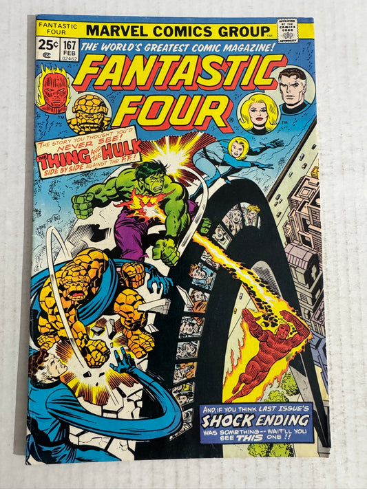 FANTASTIC FOUR #167 VG/FN