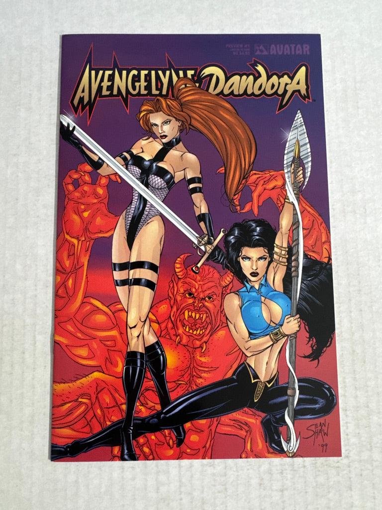 AVENGELYNE PANDORA #1 PREVIEW LTD 2000