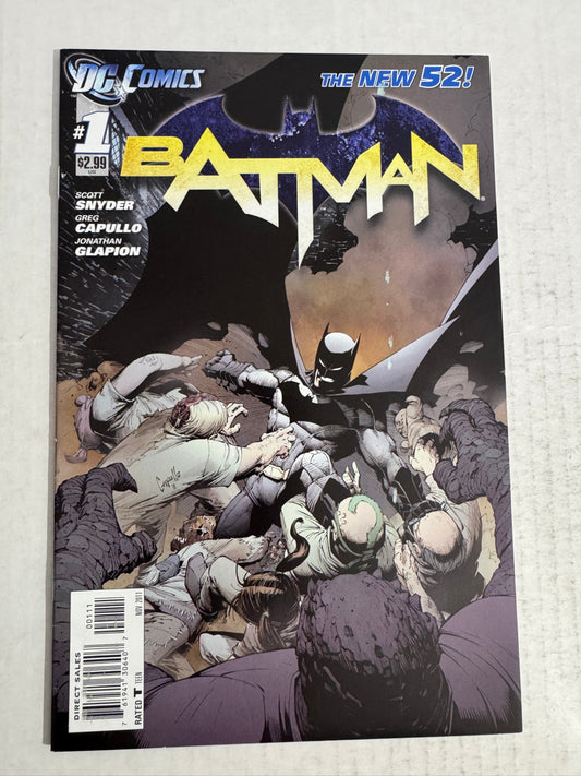 BATMAN #1 Vol 2 VF Greg Capullo Cover 1ST APPEARANCE