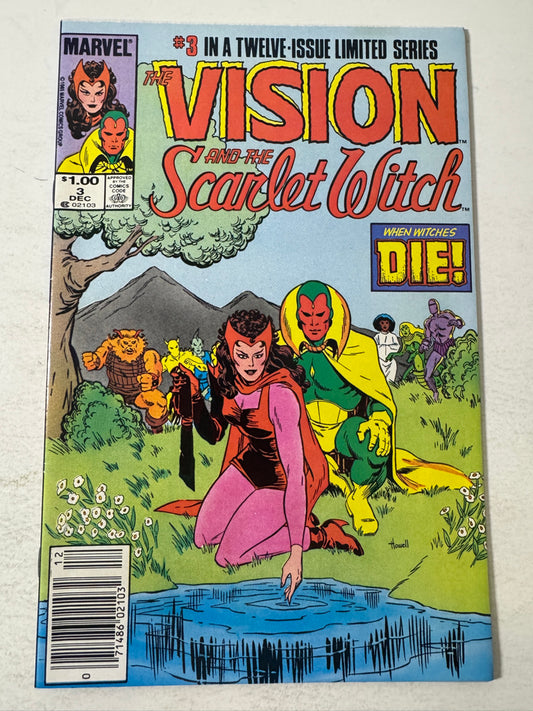 VISION AND THE SCARLET WITCH #3 Vol 2  NM- CANADIAN PRICE VARIANT