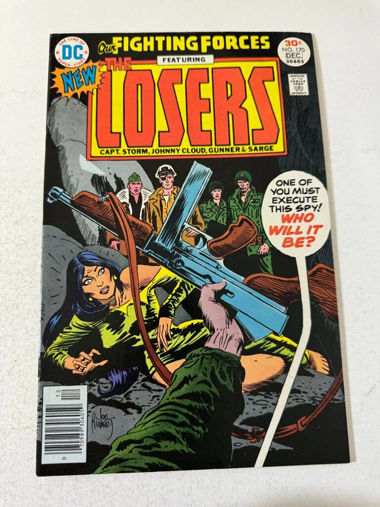 OUR FIGHTING FORCES #170 VF Joe Kubert Cover