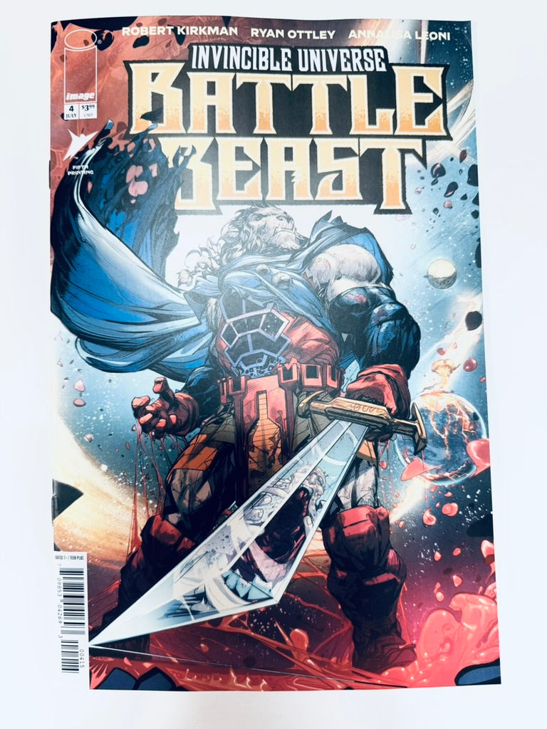 INVINCIBLE UNIVERSE: BATTLE BEAST #4 NM 5th Printing Howard Porter