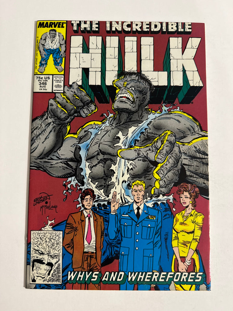 INCREDIBLE HULK #346  Todd McFarlane & Erik Larsen Cover