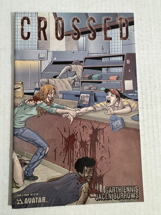 CROSSED #6 VF+ Jacen Burrows Wrap Variant