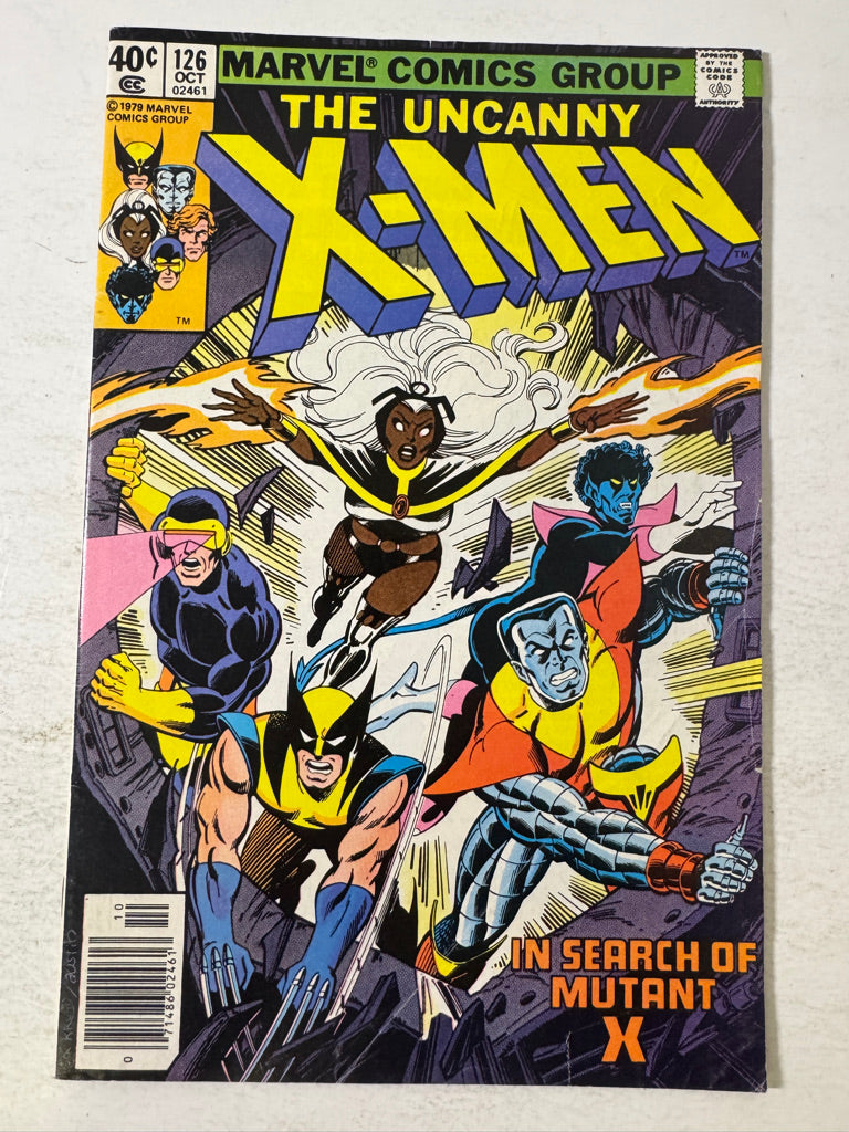 UNCANNY X-MEN #126 VF- NEWSSTAND 1ST APPEARANCE