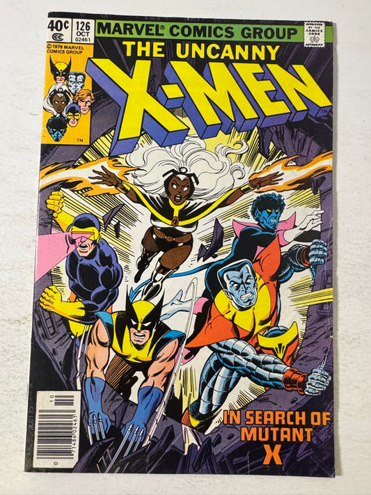 UNCANNY X-MEN #126 VF- NEWSSTAND 1ST APPEARANCE