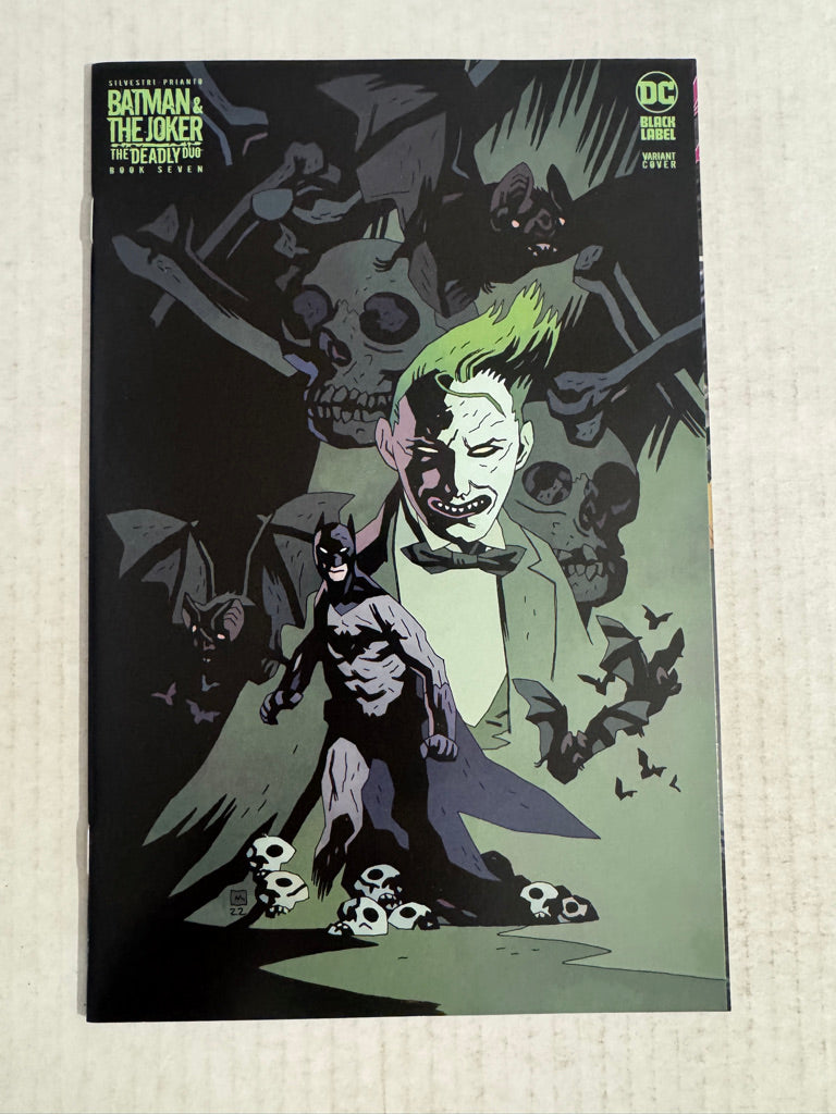 BATMAN & THE JOKER DEADLY DUO #7 NM Mike Mignola Variant