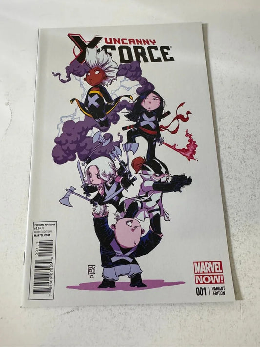 UNCANNY X-FORCE #1 Vol 2 NM Skottie Young Variant