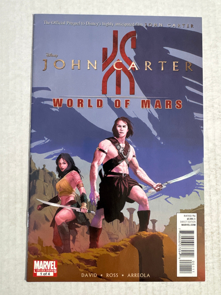 JOHN CARTER WARLORD OF MARS #1 Vol 2 VF Esad Ribic Cover