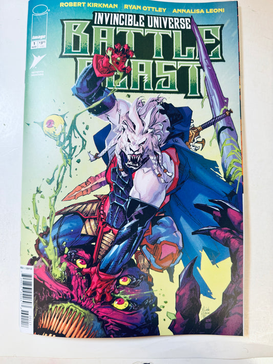 INVINCIBLE UNIVERSE: BATTLE BEAST #1 NM 7th Print Michele Rubini