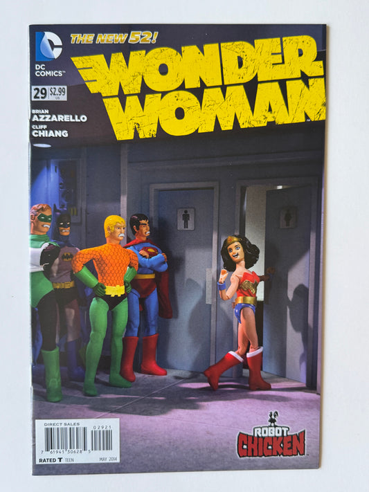 WONDER WOMAN #29 Vol 4 NM 1:25 Robot Chicken Variant