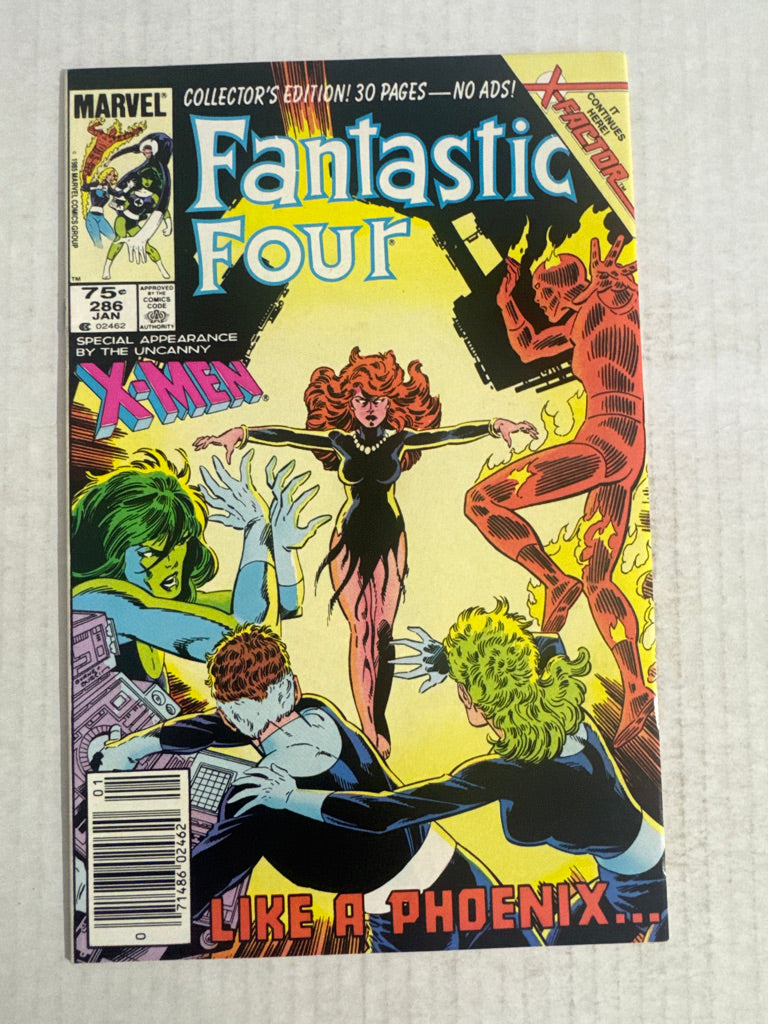 FANTASTIC FOUR #286 NM- John Byrne Cover CANADIAN PRICE VARIANT