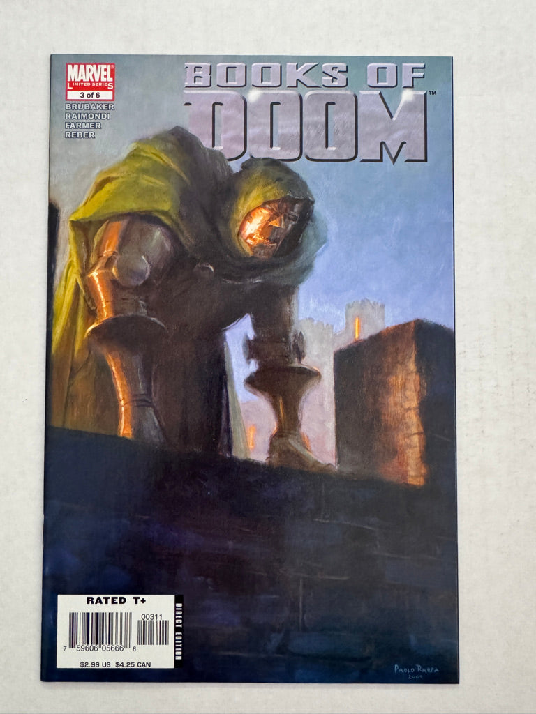 BOOKS OF DOOM #3 NM Paulo Rivera Cover