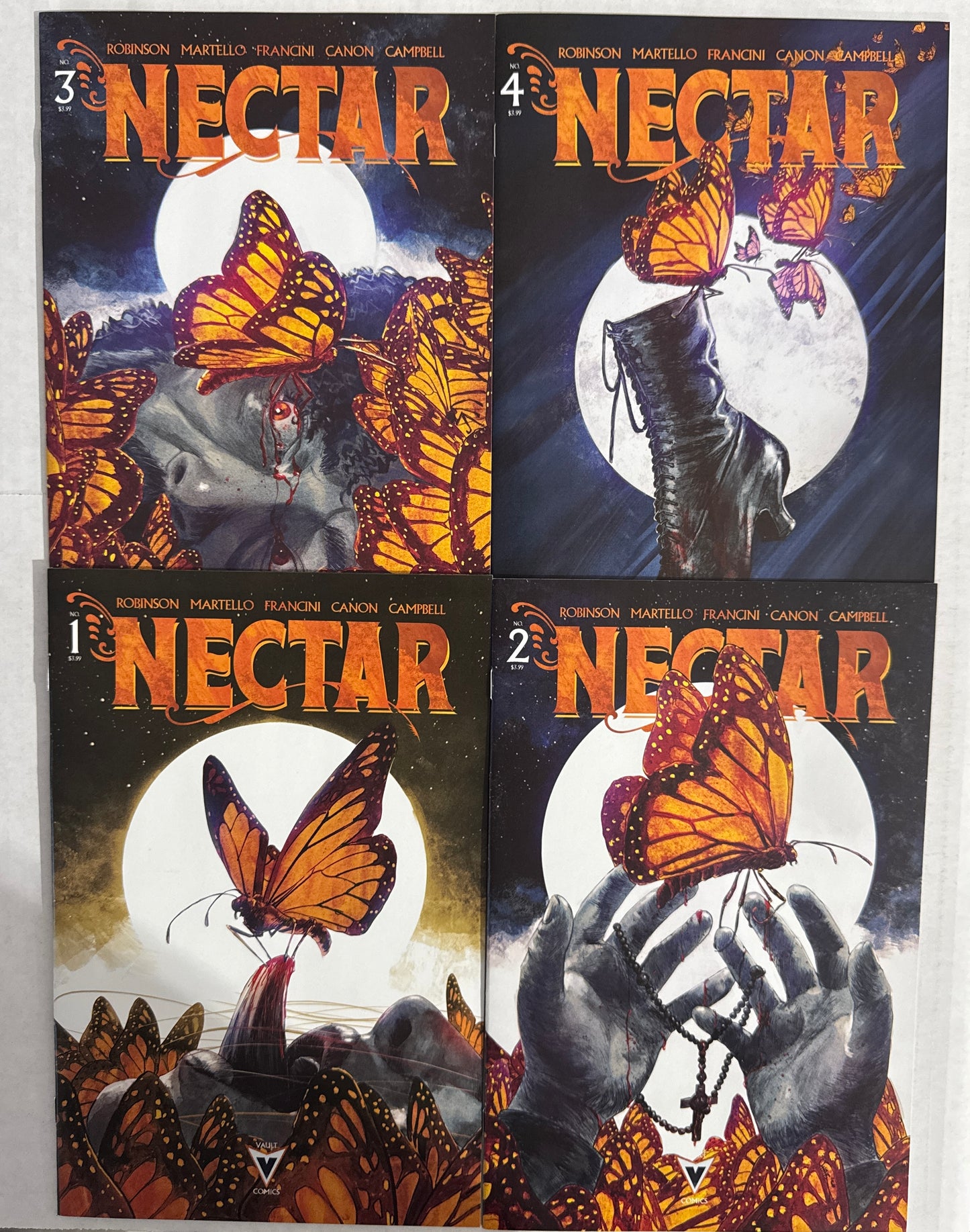 NECTAR #1-4 NM SET