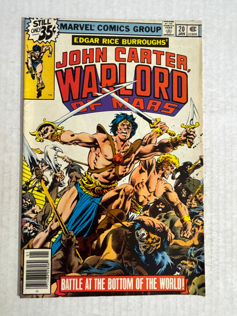 JOHN CARTER WARLORD OF MARS #20 VF