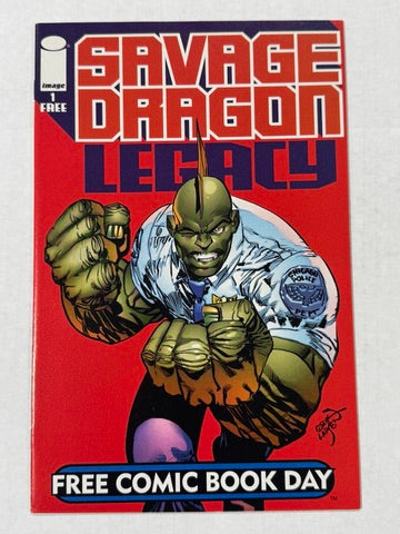 SAVAGE DRAGON LEGACY #1 FCBD NM (Store Sticker on Back Cover)