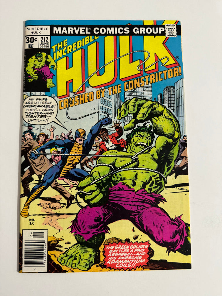 INCREDIBLE HULK #212 VF+ 1ST APPEARANCE