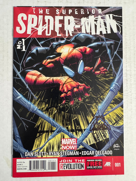 SUPERIOR SPIDER-MAN #1 NM SIGNED by Ryan Stegman